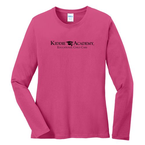 Community Begins Here Women's Long Sleeve T-Shirt - Black Imprint (KA-LPC54LS-COMM-B) image thumbnail
