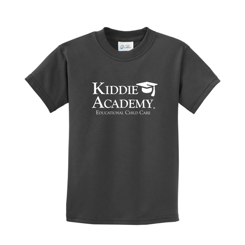 Essential Tee Youth w/ Stacked KA Logo - White Imprint (KA-PC61Y-STK-W) image thumbnail