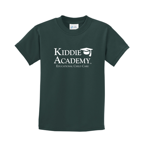Essential Tee Youth w/ Stacked KA Logo - White Imprint (KA-PC61Y-STK-W) image thumbnail