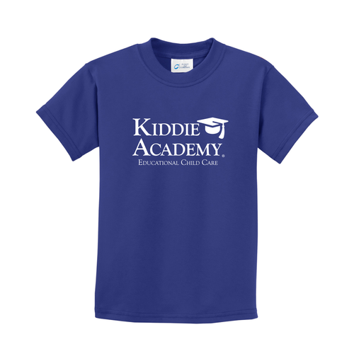 Essential Tee Youth w/ Stacked KA Logo - White Imprint (KA-PC61Y-STK-W) image thumbnail