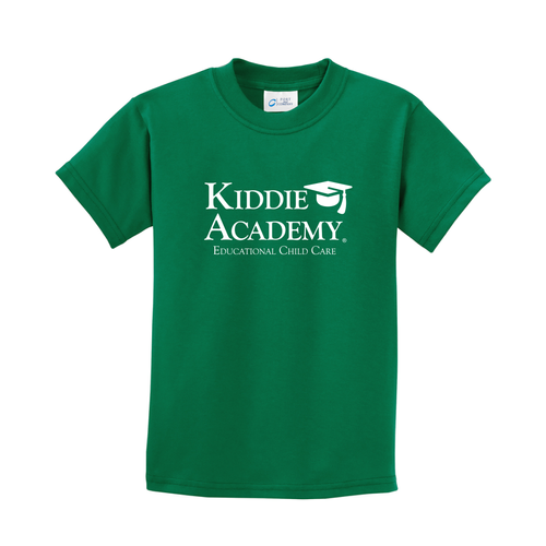 Essential Tee Youth w/ Stacked KA Logo - White Imprint (KA-PC61Y-STK-W) image thumbnail