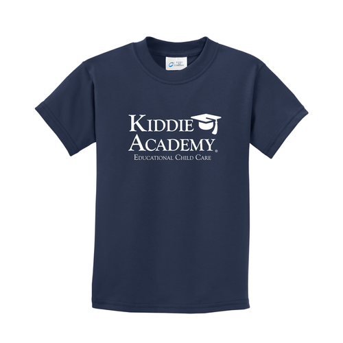 Essential Tee Youth w/ Stacked KA Logo - White Imprint (KA-PC61Y-STK-W) image thumbnail