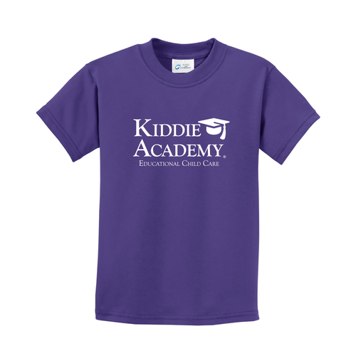 Essential Tee Youth w/ Stacked KA Logo - White Imprint (KA-PC61Y-STK-W) image thumbnail