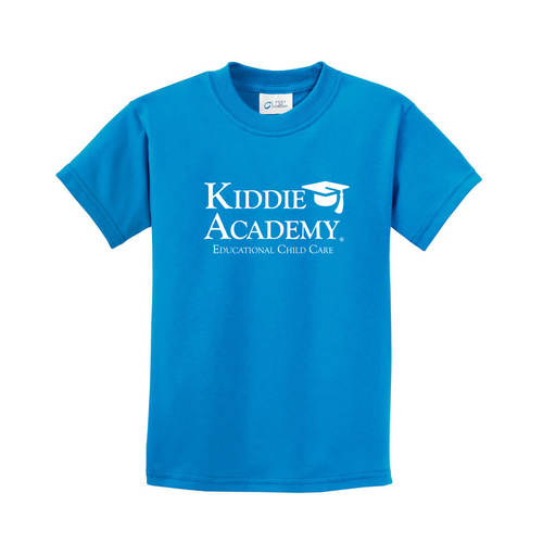 Essential Tee Youth w/ Stacked KA Logo - White Imprint (KA-PC61Y-STK-W) image thumbnail