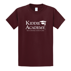 Image of Essential Tee Adult w/ Stacked KA Logo - White Imprint (KA-PC61-STK-W)