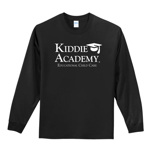Essential Tee Adult Long Sleeve w/ Stacked KA Logo - White Imprint (KA-PC61LS-STK-W) image thumbnail