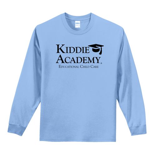 Essential Tee Adult Long Sleeve w/ Stacked KA Logo - Black Imprint (KA-PC61LS-STK-B) image thumbnail