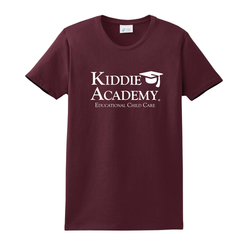 Essential Tee Women's w/ Stacked KA Logo - White Imprint (KA-LPC61-STK-W) image thumbnail