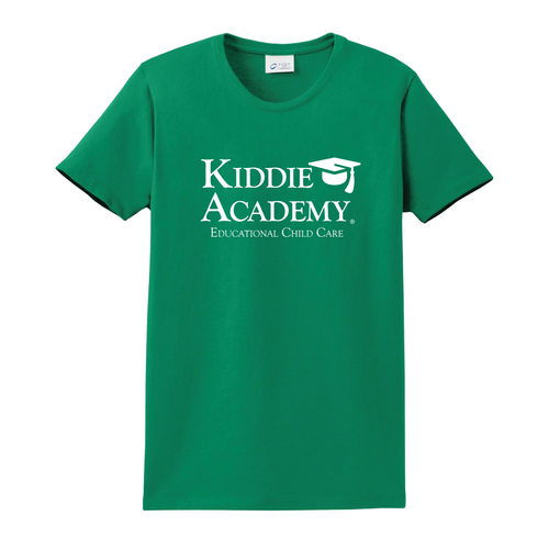 Essential Tee Women's w/ Stacked KA Logo - White Imprint (KA-LPC61-STK-W) image thumbnail