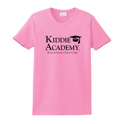 Essential Tee Women's w/ Stacked KA Logo - Black Imprint (KA-LPC61-STK-B) image thumbnail