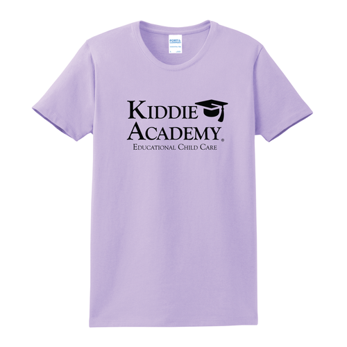 Essential Tee Women's w/ Stacked KA Logo - Black Imprint (KA-LPC61-STK-B) image thumbnail
