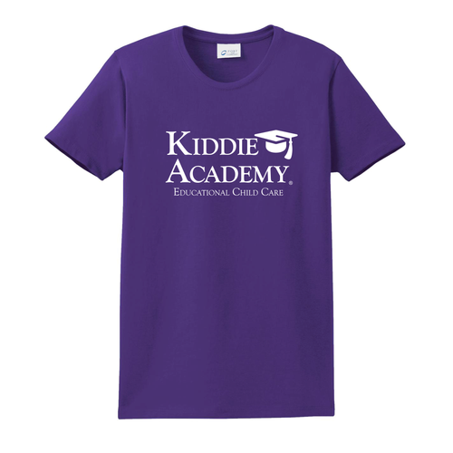 Essential Tee Women's w/ Stacked KA Logo - White Imprint (KA-LPC61-STK-W) image thumbnail