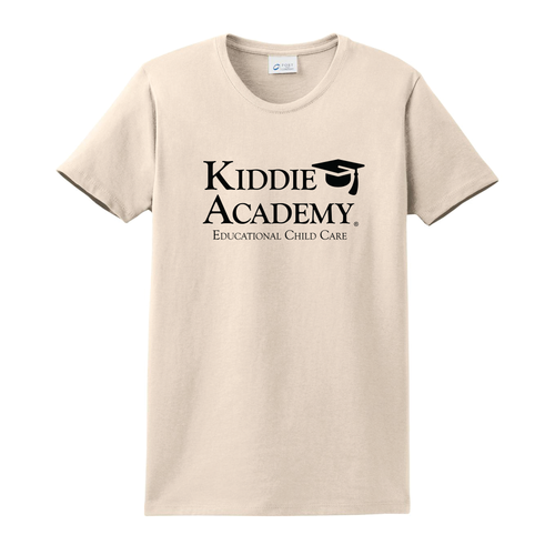 Essential Tee Women's w/ Stacked KA Logo - Black Imprint (KA-LPC61-STK-B) image thumbnail