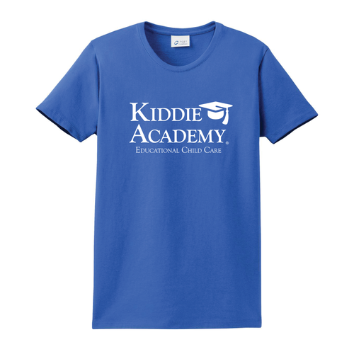 Essential Tee Women's w/ Stacked KA Logo - White Imprint (KA-LPC61-STK-W) image thumbnail