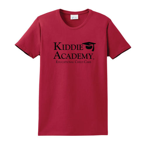 Essential Tee Women's w/ Stacked KA Logo - Black Imprint (KA-LPC61-STK-B) image thumbnail