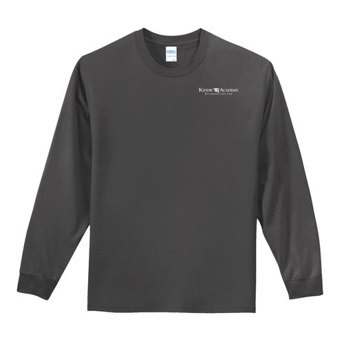 Essential Tee Adult Long Sleeve w/ Left Chest KA Logo - White Imprint (KA-PC61LS-LC-W) image thumbnail