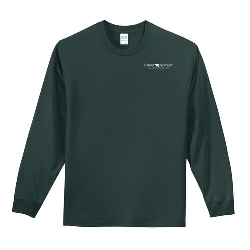 Essential Tee Adult Long Sleeve w/ Left Chest KA Logo - White Imprint (KA-PC61LS-LC-W) image thumbnail