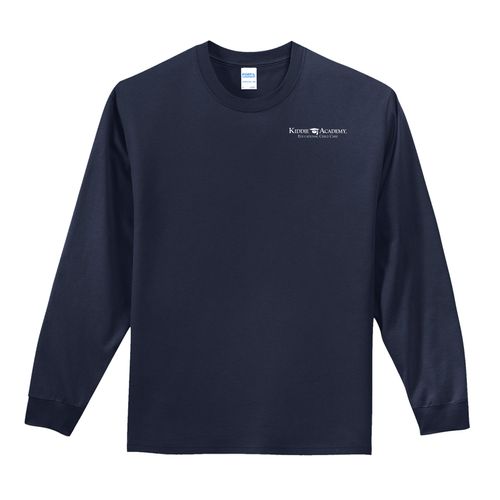 Essential Tee Adult Long Sleeve w/ Left Chest KA Logo - White Imprint (KA-PC61LS-LC-W) image thumbnail