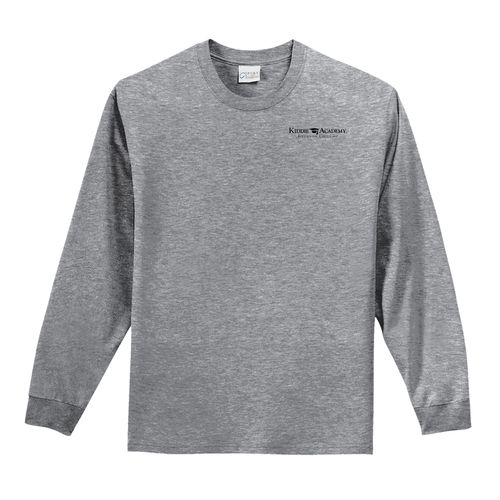 Essential Tee Adult Long Sleeve w/ Left Chest KA Logo - Black Imprint (KA-PC61LS-LC-B) image thumbnail
