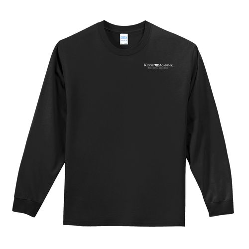 Essential Tee Adult Long Sleeve w/ Left Chest KA Logo - White Imprint (KA-PC61LS-LC-W) image thumbnail