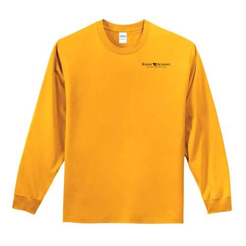 Essential Tee Adult Long Sleeve w/ Left Chest KA Logo - Black Imprint (KA-PC61LS-LC-B) image thumbnail