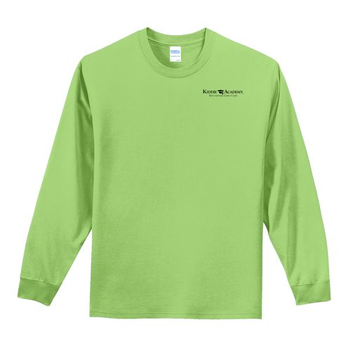 Essential Tee Adult Long Sleeve w/ Left Chest KA Logo - Black Imprint (KA-PC61LS-LC-B) image thumbnail