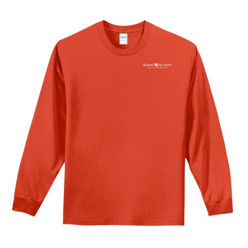 Essential Tee Adult Long Sleeve w/ Left Chest KA Logo - White Imprint (KA-PC61LS-LC-W) image thumbnail