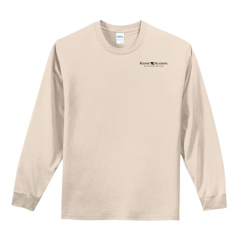 Essential Tee Adult Long Sleeve w/ Left Chest KA Logo - Black Imprint (KA-PC61LS-LC-B) image thumbnail