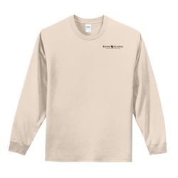 Image of Essential Tee Adult Long Sleeve w/ Left Chest KA Logo - Black Imprint (KA-PC61LS-LC-B)