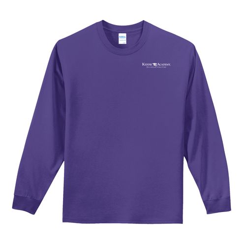 Essential Tee Adult Long Sleeve w/ Left Chest KA Logo - White Imprint (KA-PC61LS-LC-W) image thumbnail