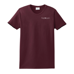 Image of Essential Tee Women's w/ Left Chest KA Logo - White Imprint (KA-LPC61-LC-W)