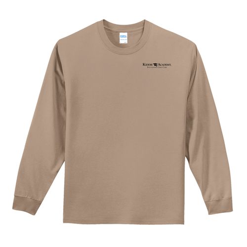 Essential Tee Adult Long Sleeve w/ Left Chest KA Logo - Black Imprint (KA-PC61LS-LC-B) image thumbnail