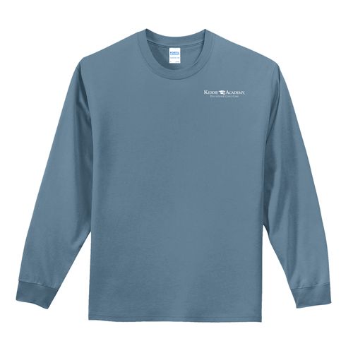 Essential Tee Adult Long Sleeve w/ Left Chest KA Logo - White Imprint (KA-PC61LS-LC-W) image thumbnail