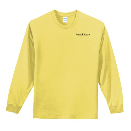 Essential Tee Adult Long Sleeve w/ Left Chest KA Logo - Black Imprint (KA-PC61LS-LC-B) image thumbnail