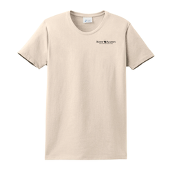 Image of Essential Tee Women's w/ Left Chest KA Logo - Black Imprint (KA-LPC61-LC-B)