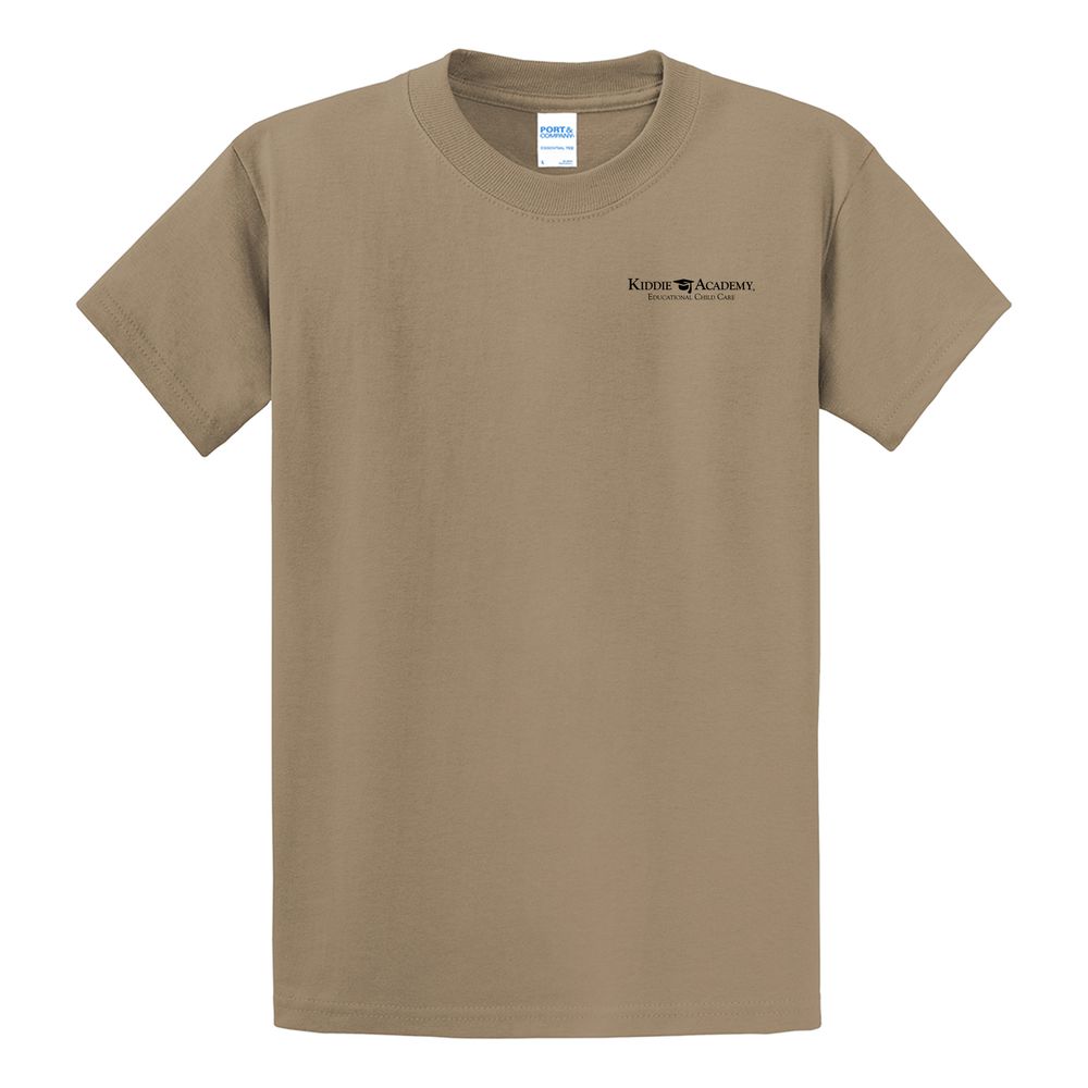 Essential Tee Adult w/ Left Chest KA Logo - Black Imprint (KA-PC61-LC-B) primary image