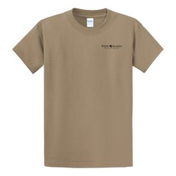 Image of Essential Tee Adult w/ Left Chest KA Logo - Black Imprint (KA-PC61-LC-B)