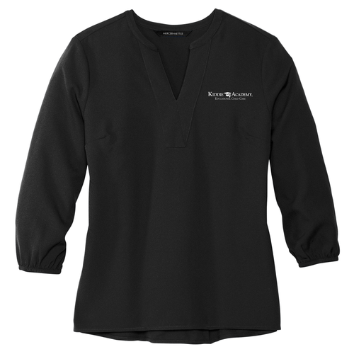 MERCER+METTLE Women's Stretch Crepe 3/4-Sleeve Blouse (KA-MM2011) image thumbnail