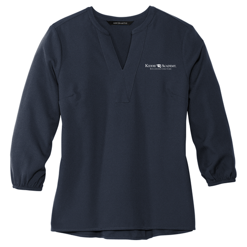 MERCER+METTLE Women's Stretch Crepe 3/4-Sleeve Blouse (KA-MM2011) image thumbnail