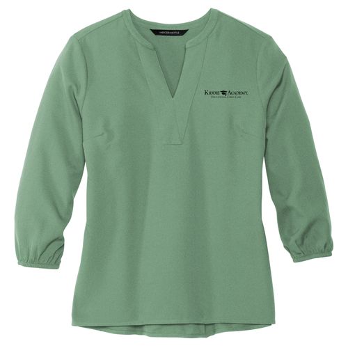 MERCER+METTLE Women's Stretch Crepe 3/4-Sleeve Blouse (KA-MM2011) image thumbnail