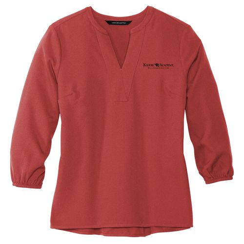 MERCER+METTLE Women's Stretch Crepe 3/4-Sleeve Blouse (KA-MM2011) image thumbnail