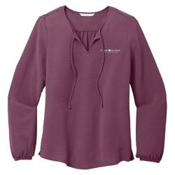 Image of Port Authority Women's Textured Crepe Blouse (KA-LW714)