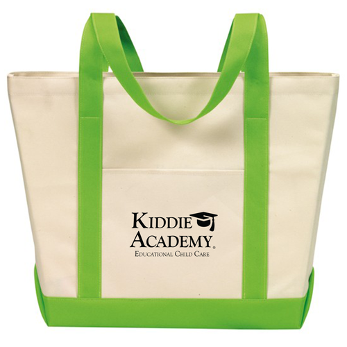 Two-Tone Boat Bag w/ Shoulder Handles (KA-SB-71) image thumbnail