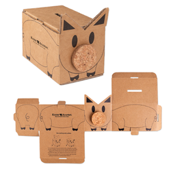 Image of Corrugated Piggy Bank (KA-S97020X)