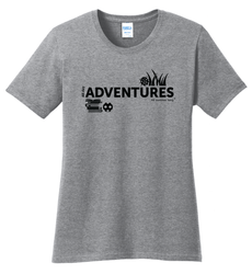 Image of CampVentures Women's T-Shirt - Black Imprint (KA-LPC54-CV-B)