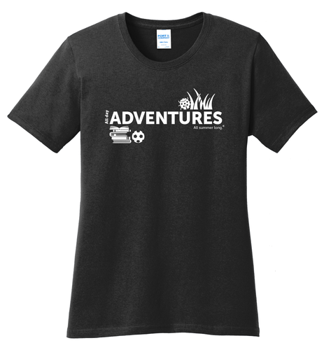 CampVentures Women's T-Shirt - White Imprint (KA-LPC54-CV-W) image thumbnail