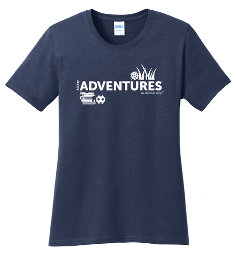 CampVentures Women's T-Shirt - White Imprint (KA-LPC54-CV-W) image thumbnail