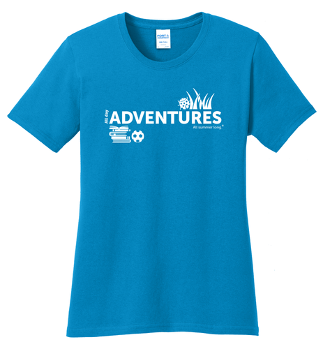 CampVentures Women's T-Shirt - White Imprint (KA-LPC54-CV-W) image thumbnail