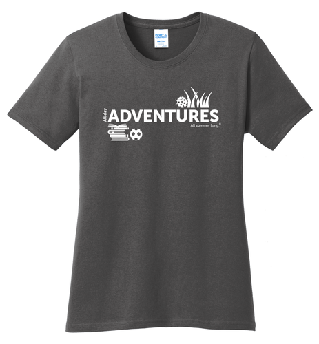 CampVentures Women's T-Shirt - White Imprint (KA-LPC54-CV-W) image thumbnail