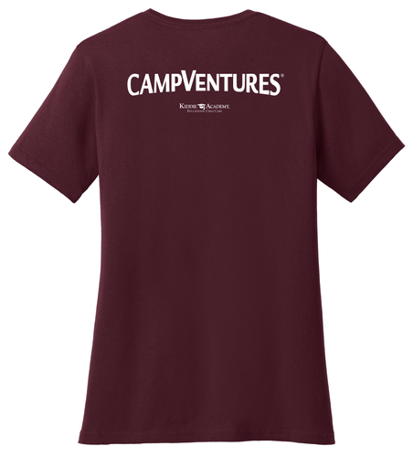 CampVentures Women's T-Shirt - White Imprint (KA-LPC54-CV-W) image thumbnail